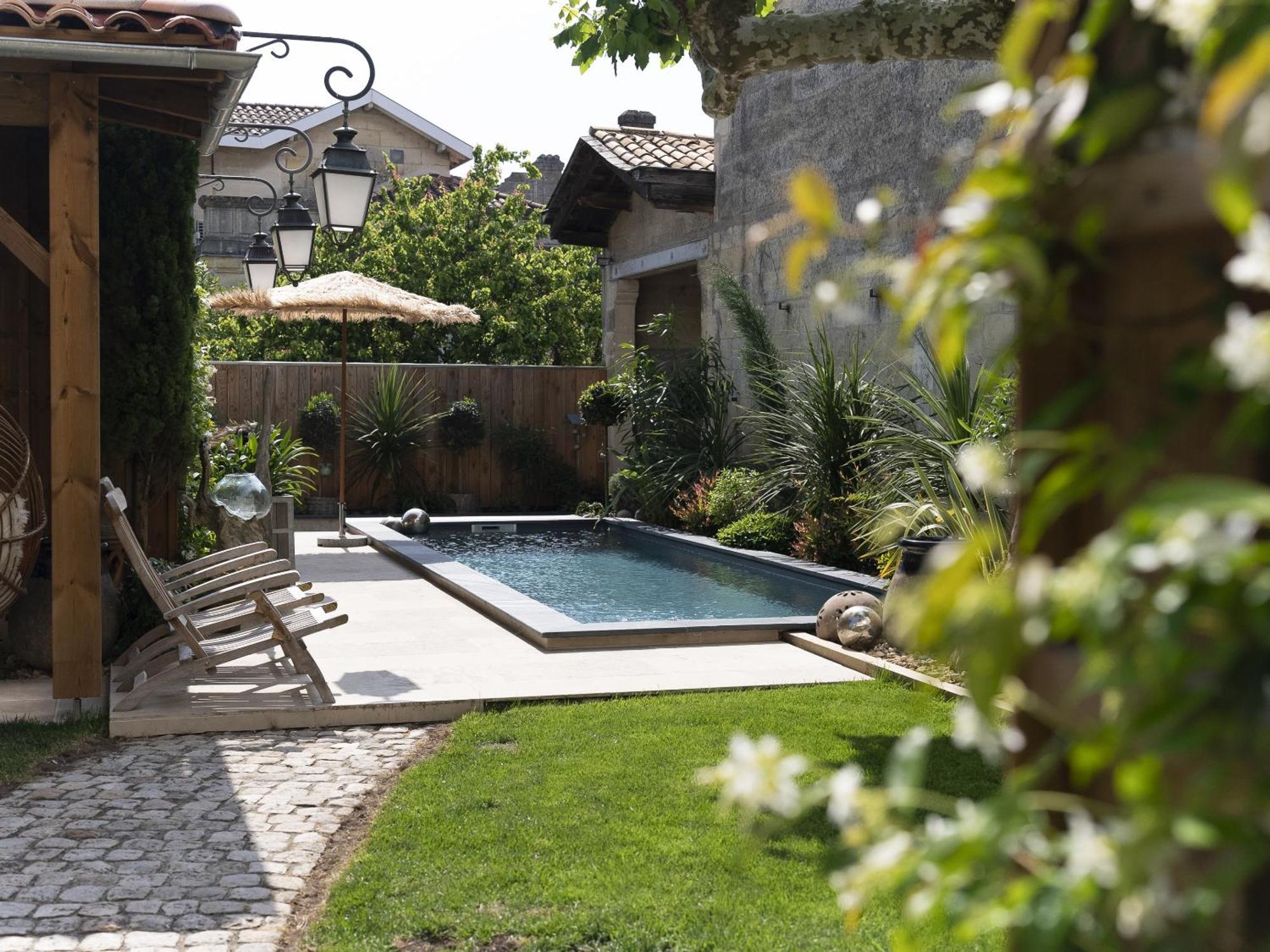 Demeure privée d'hôtes, piscine&spa Libourne, Saint-Emilion Esterno foto