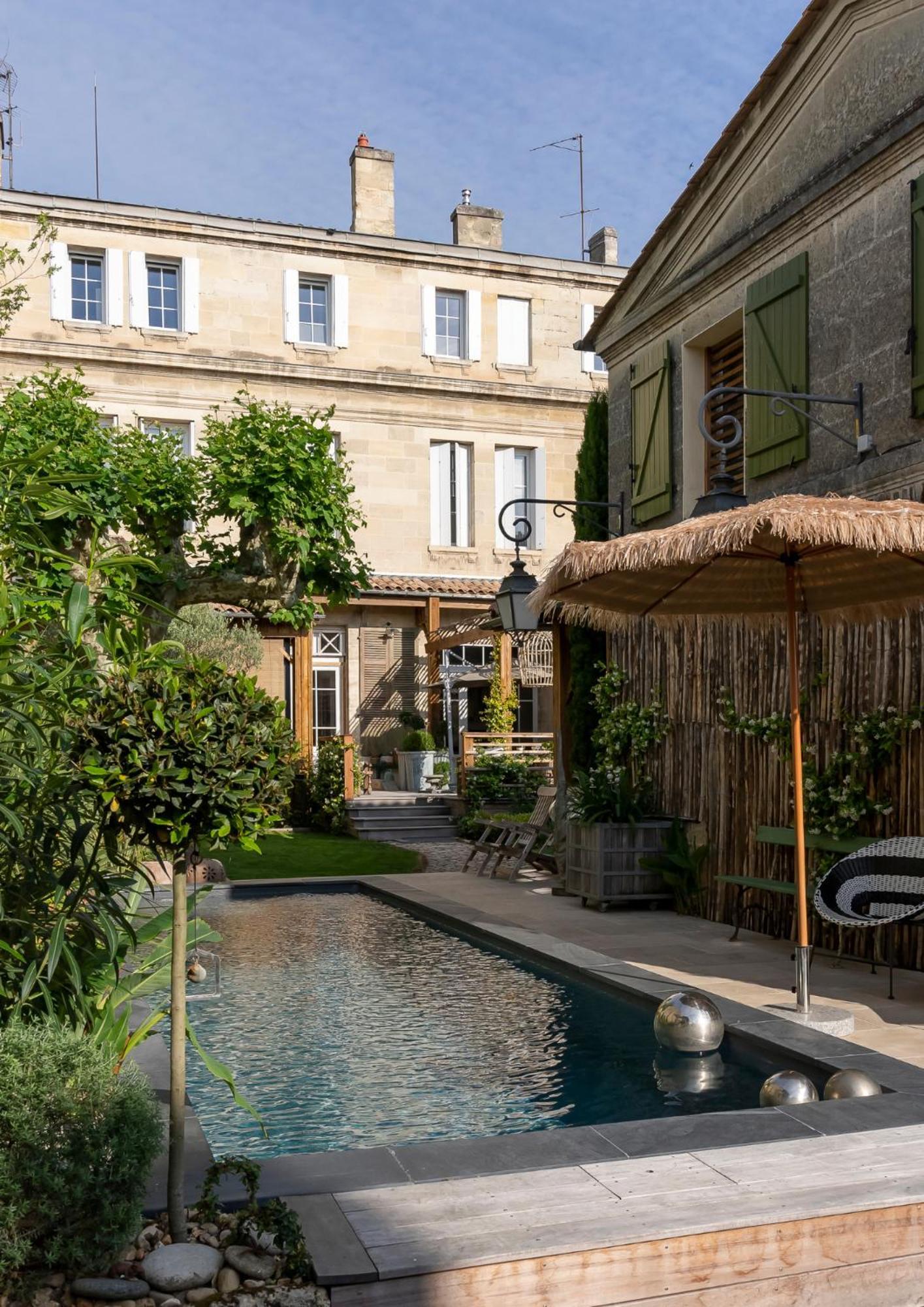 Demeure privée d'hôtes, piscine&spa Libourne, Saint-Emilion Esterno foto